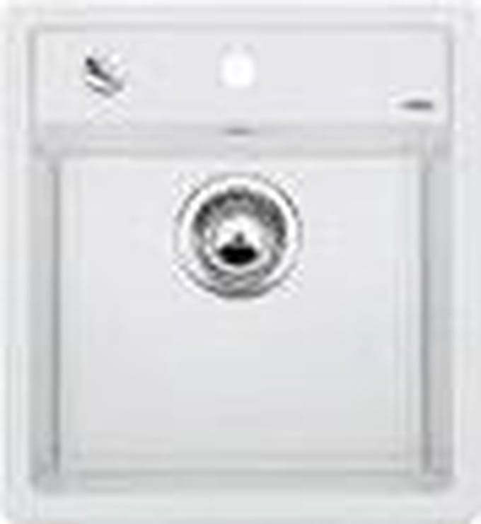 Spoelbak Blanco Dalago opbouw wit. 517160. Draaiknopbediening.
