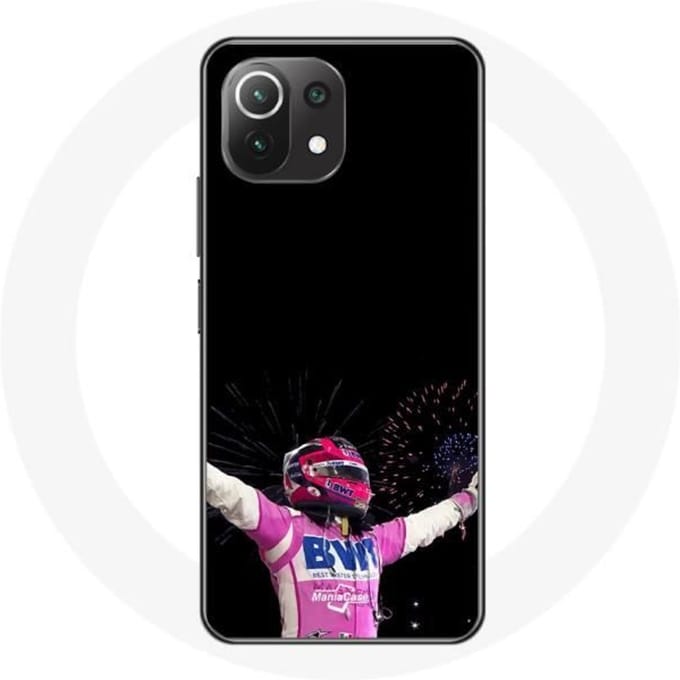 Coque - Formule 1 - Xiaomi Mi 11 Lite - Souple - Noir - Sergio Pérez Mendoza