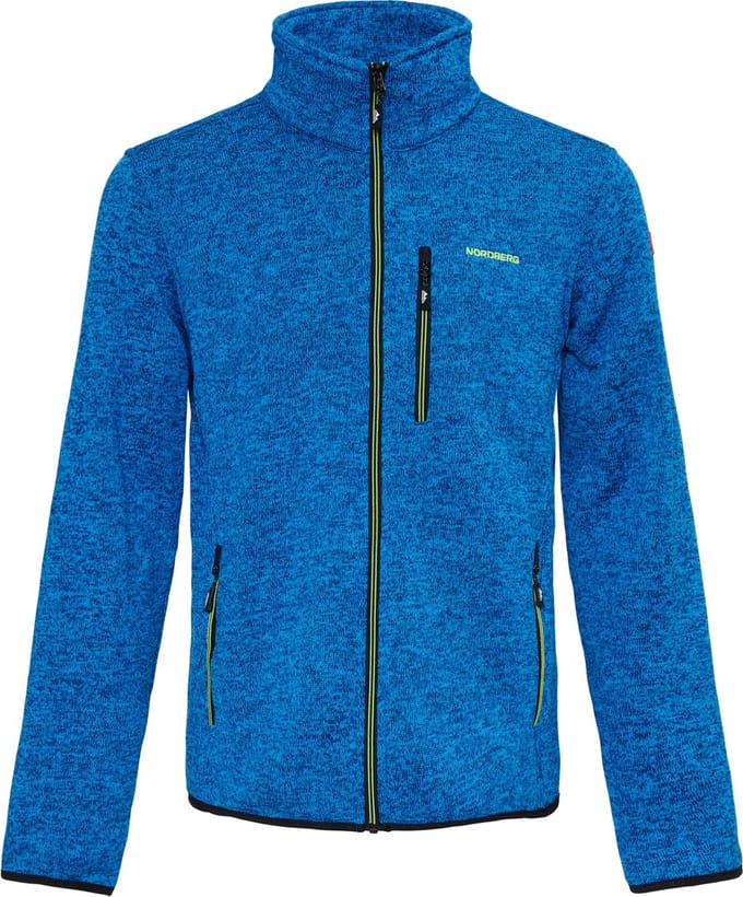Nordberg Jan Fleece Vest - Blauw melange - Maat L