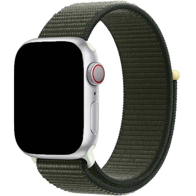 2+1 | Apple Watch Bandje Osvo - Geweven - Nylon - Cipres