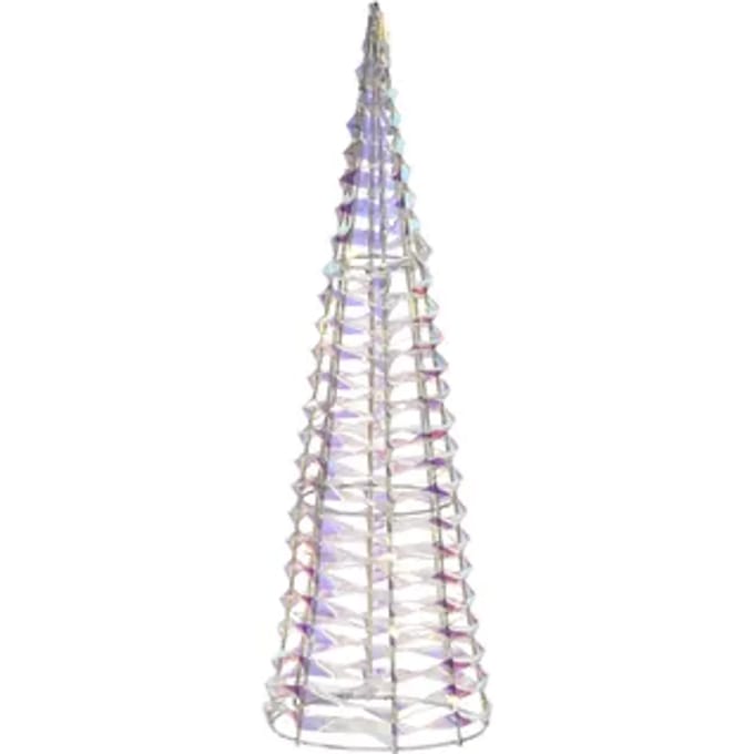 Decoris Micro Led Kegel Lichtsnoer - 40 Led's - Warm Wit - 80cm - Binnen