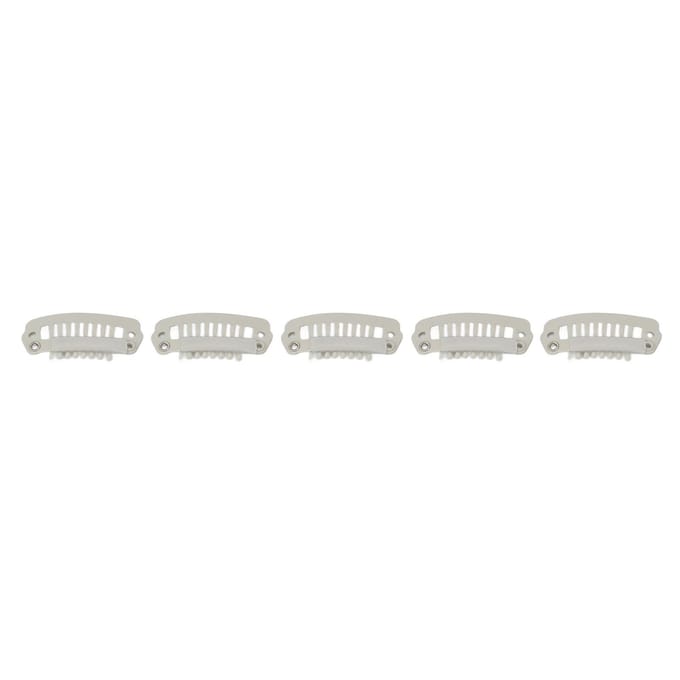 50 stuks Haarverlenging Clips Set Roestvrij Staal DIY 8 Tanden Snap Kam Pruik Clips Accessoires 1,1 inch beige