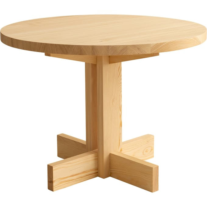 Vaarnii - 001 Eettafel rond - bruin