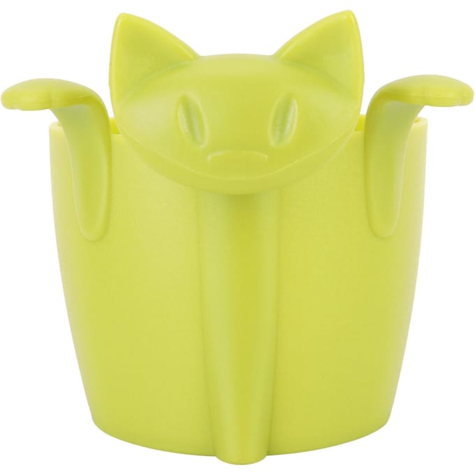 Thuis Kantoor Schattige Kat Vorm Silicone Thee Infuser Thee Zeef Filter Thee Set Accessoire Groen groen