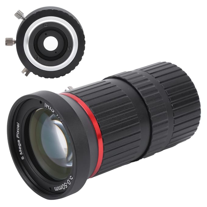 5MP Industriële Zoomlens CS Mount Handmatige Apertuur FL5?50mm Beveiligings CCTV Accessoire gray