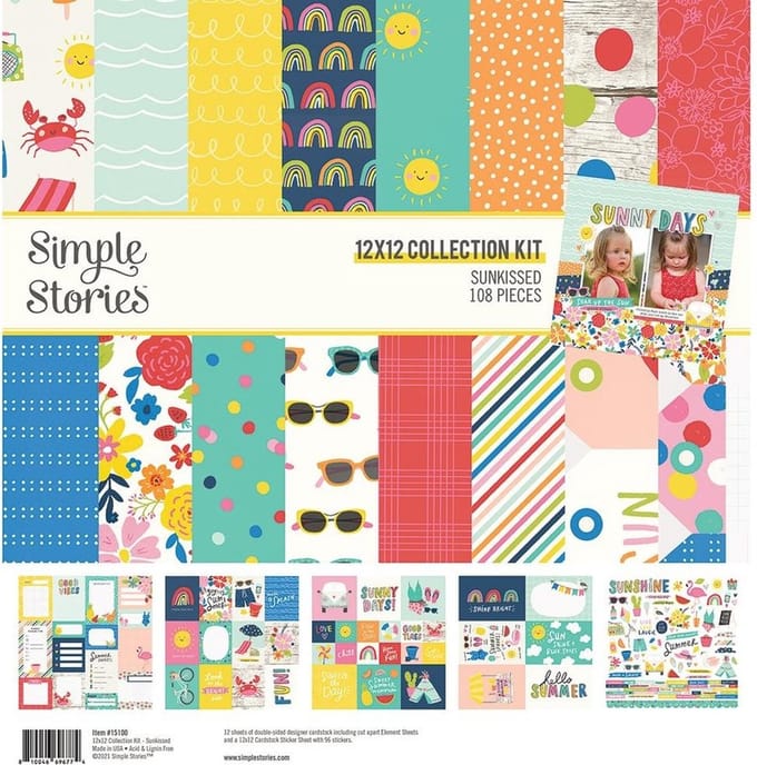 Simple Stories - Sunkissed Collection Kit 12x12 Inch (15100)