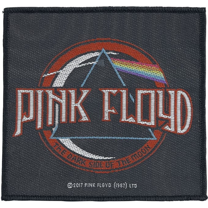 Pink Floyd Patch - Distressed Dark Side Of The Moon - voor Geen - meerkleurig