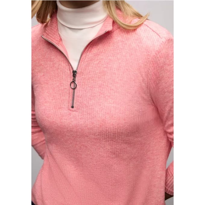 Shirt met geribde structuur