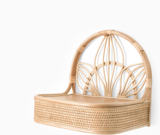 Cokos Mali rotan wandhanger