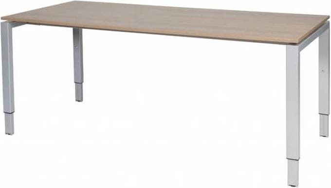 Verstelbaar Bureau - Domino 180x80 Havana Kersen - alu frame