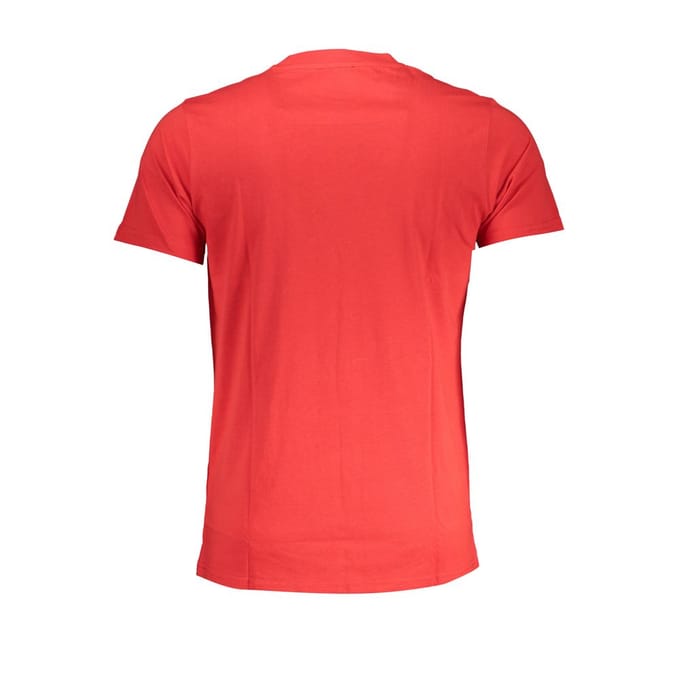 Cavalli Class Rosso Katoenen Heren T-Shirt