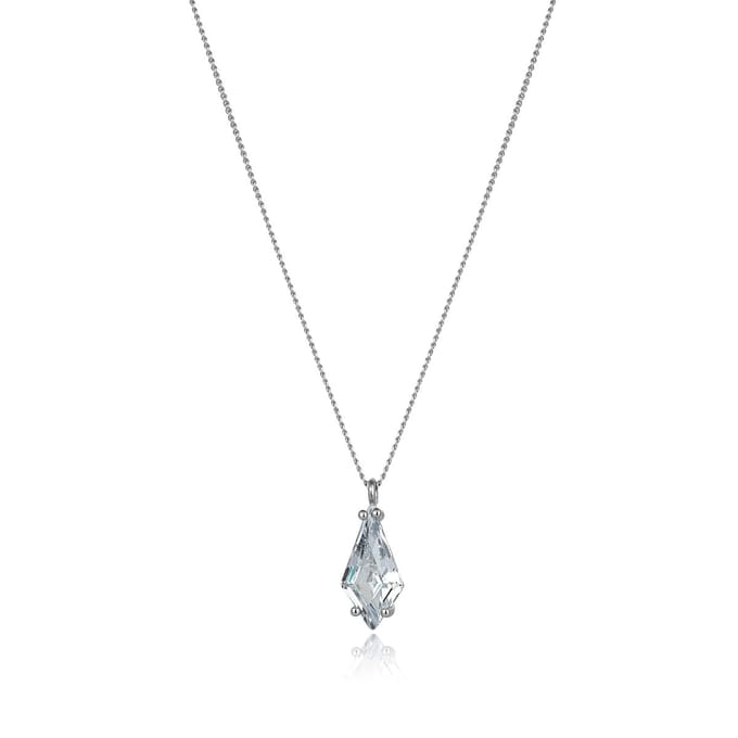 Pear Silver Necklace