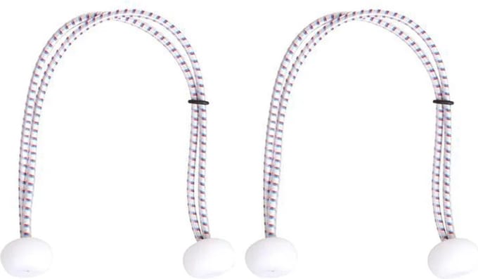 Seilflechter Elastieken Met Nylon Haak – 4 Mm X 30 Cm (set Van 2)
