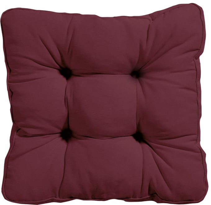 Florance kussen ca.47x47cm Panama bordeaux