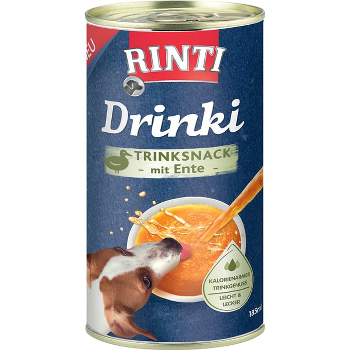 met Eend (6 x 185ml) RINTI Drinki Dieetvoer Honden