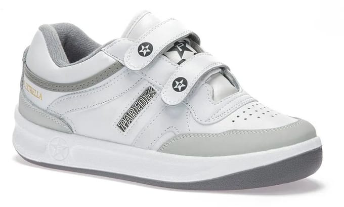 Paredes Estrella Piel Velcro Schoenen Wit EU 41 Man