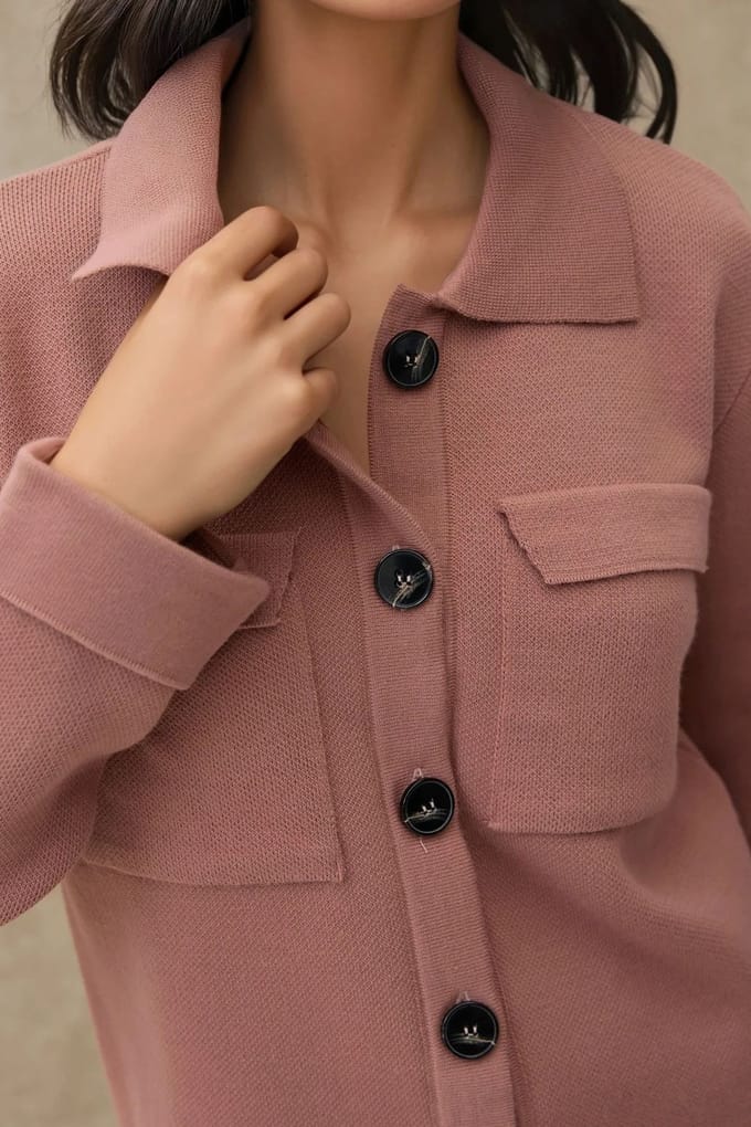 Geknoopte Cardigan met Zakken