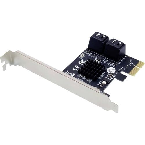 Conceptronic EMRICK 4-Port-SATA-PCIe-Adapter mit SATA-Kabel SATA-controller SATA PCIe