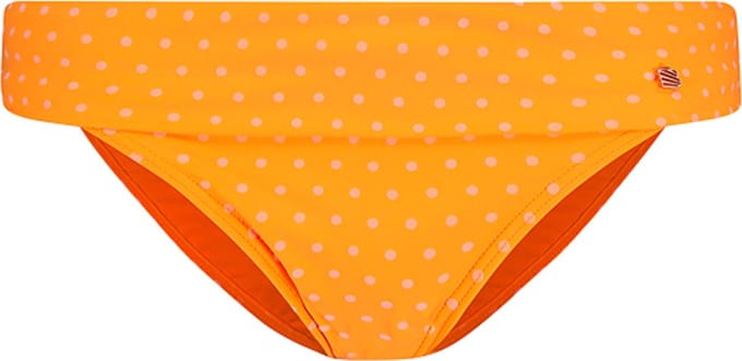 Beachlife Velvet Dot omslag bikinibroekje - Oranje - Gestipt