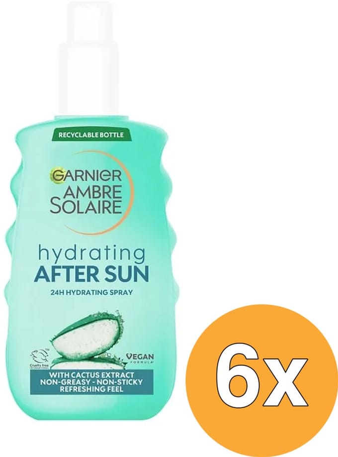6x Garnier Ambre Solaire Aftersun Spray (150 ml)