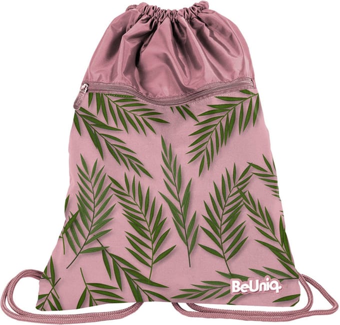 BeUniq Gymbag Palm - 47 x 37 cm - Roze