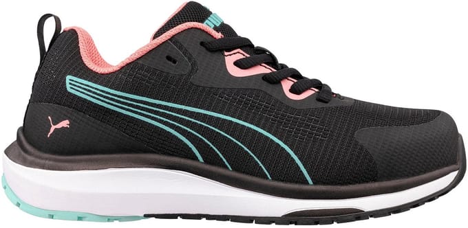 Puma werkschoenen Celerity Knit Blue/Coral Low S1PS - maat 38