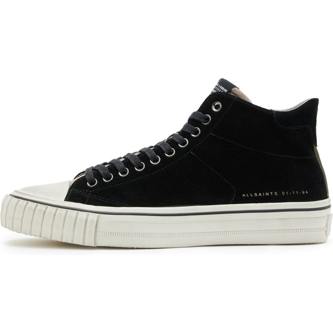 AllSaints Lewis High Top Black Taglia: 41 | Sneakers Outlet | Uomo | Nero