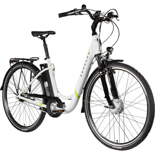 ZÜNDAPP Elektrische fiets City Z517 700c (wit groen)