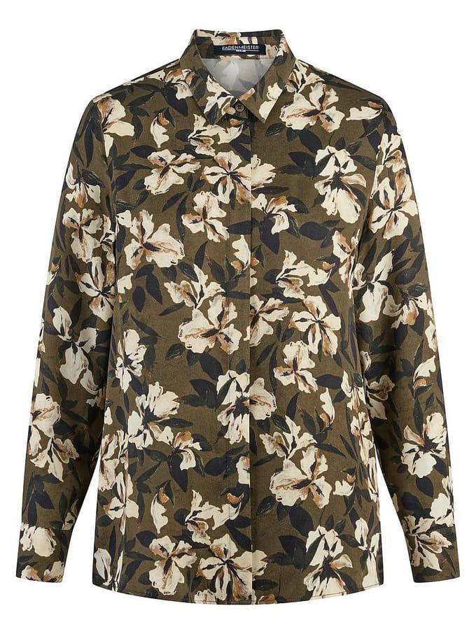 Lange blouse Van Fadenmeister Berlin multicolour