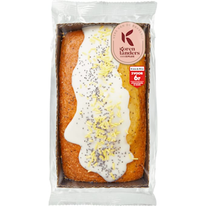 Lemon-poppyseed cake