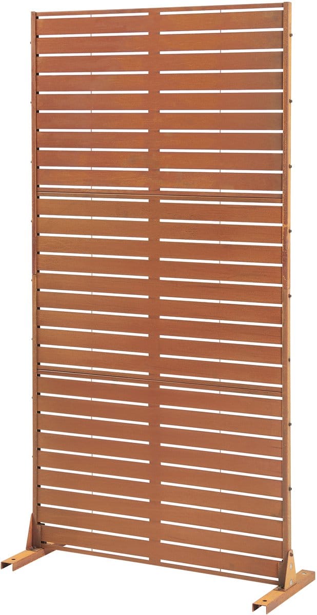Scheidingswand Nodepp privacyscherm 180x90x40 cm patina casa.pro