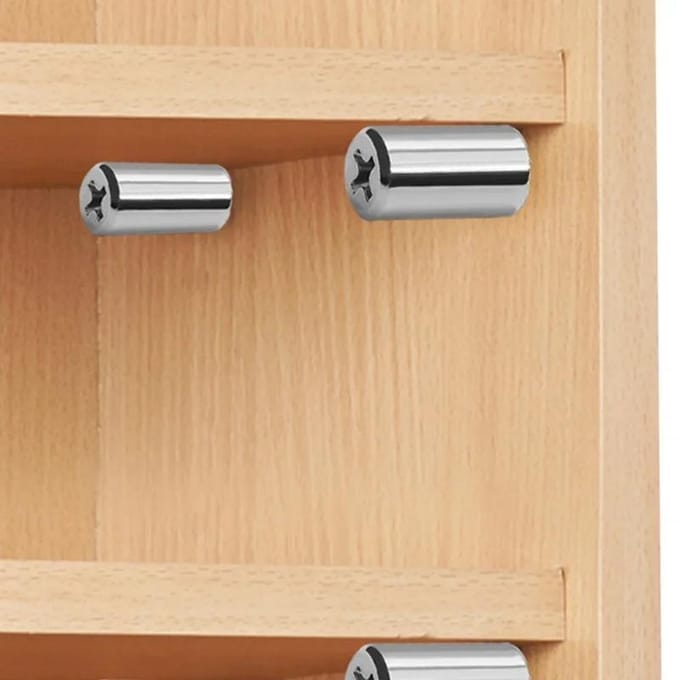 100 stuks zelftappende schroef laagplaathouder kledingkast septumbeugels vaste schroef planksteun pennen met antislip huls 100pcs