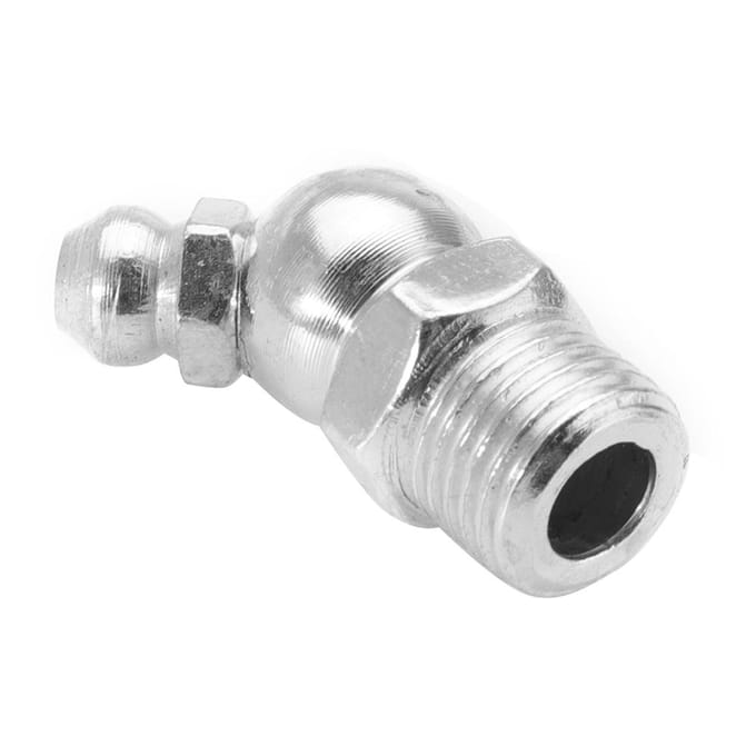 130 stuks hydraulische smeernippels gegalvaniseerd metalen smeernippelfitting zilver