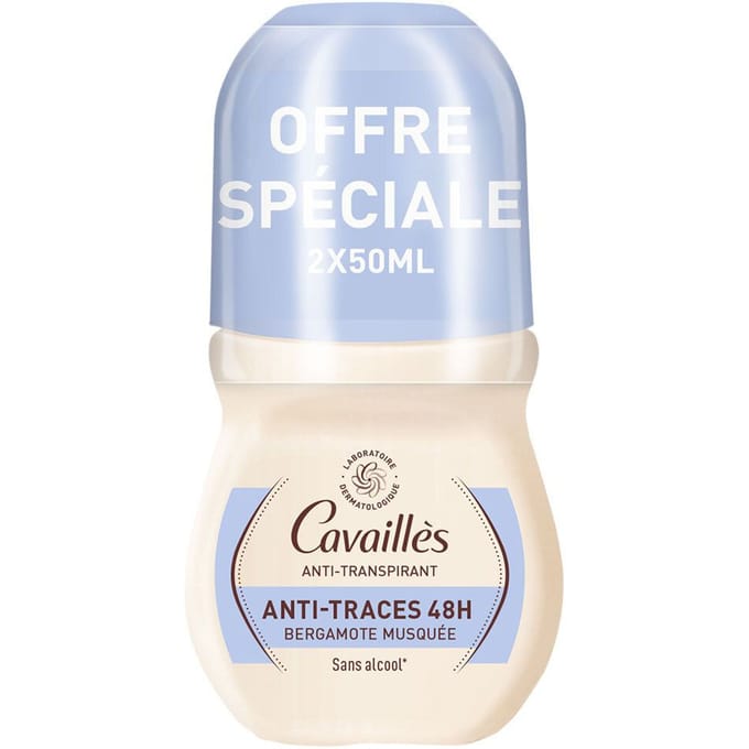 Rogé Cavaillès Absorb+ 48H Anti-Sporen Deodorant Roll-On 2 x 50 ml