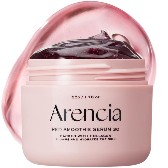 Masque Visage Sérum Smoothie Rouge Nuit Arencia 50g gray