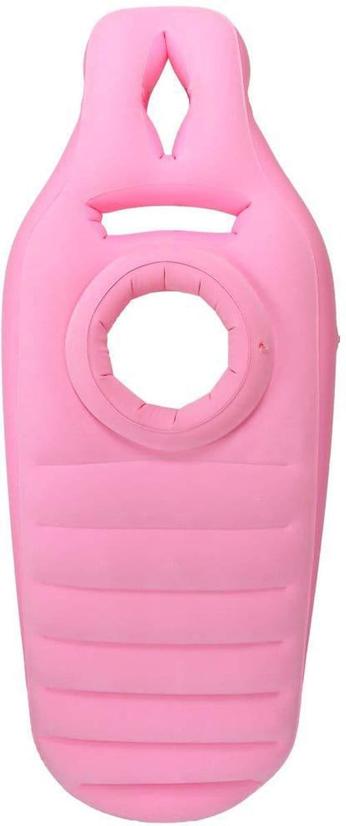 Opblaasbaar zwangerschapskussen - Verlicht rugpijn - Multifunctioneel-roze-Belle's product