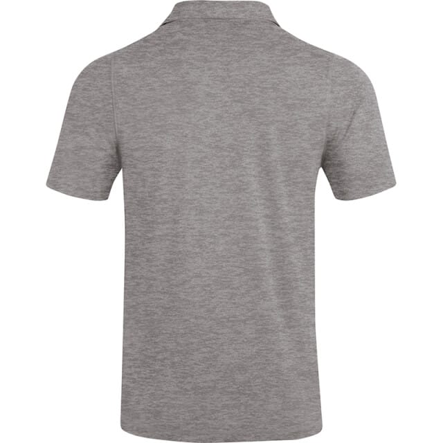 Jako Premium Basics Polo Dames - Grijs Gemeleerd | Maat: 44