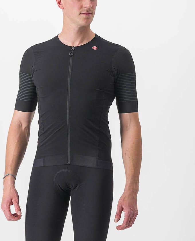 Castelli Premio Black Jersey - Light Black/Black