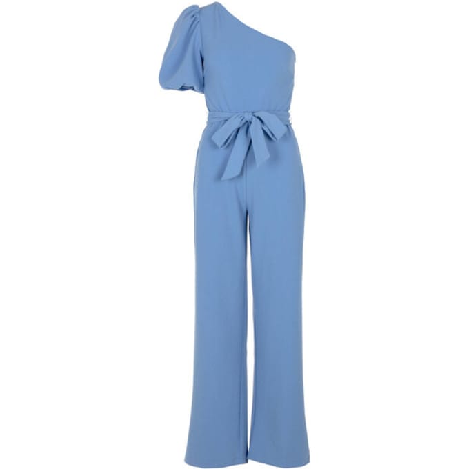 Freebird F-jer-pes-crepe-26-1 Jumpsuits Dames - Blauw - Maat S