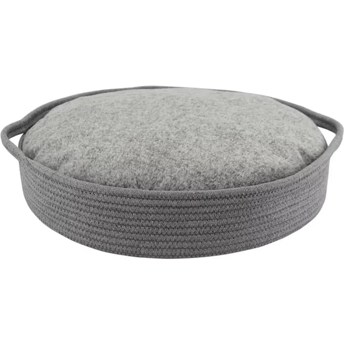 Rond pluche hondenbed met kussen Nobby Pet Nola