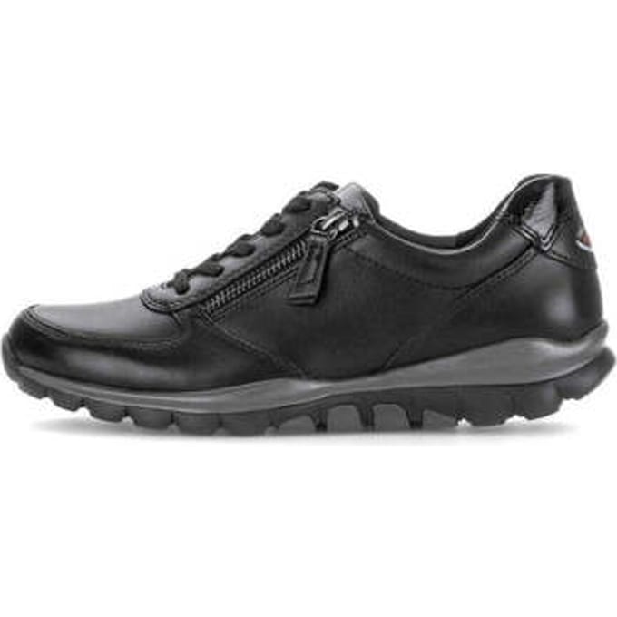 Gabor rollingsoft sensitive 0100.01.003 - dames rollende wandelsneaker - Zwart - maat 36 (EU) 3.5 (UK)