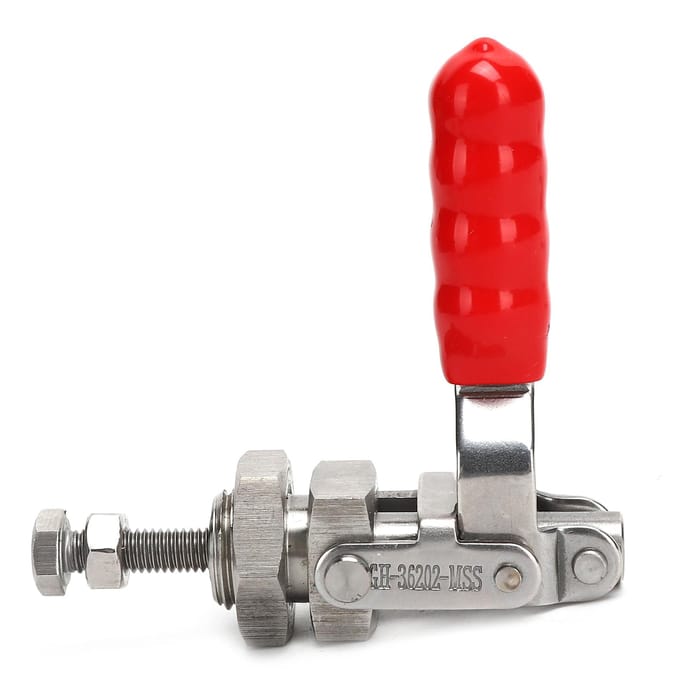 Pince à bascule Push Pull SD LD 36202MSS Dispositif de serrage en acier inoxydable Capacité 100 kg 220,5 lb red