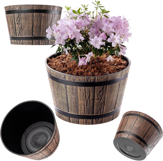 KADAX Madera Bloempot 30cm mokkabruin KLW189005B K11432