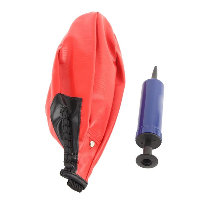 Sac de frappe de boxe gonflable pour vitesse, sac suspendu, équipement d'entraînement de boxe MMA(rouge) rouge