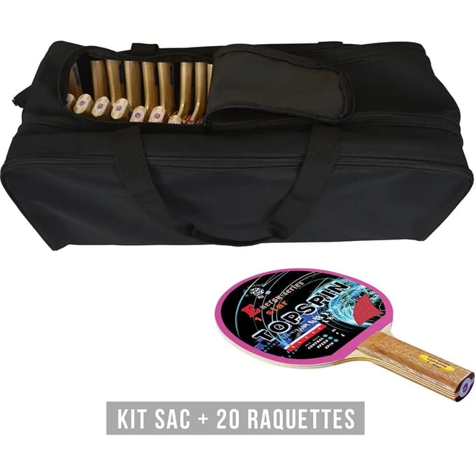 Racketset (tas + 20 rackets) Sporti Topspin