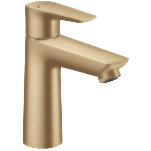 hansgrohe Talis E - Wastafelmengkraan - Ééngreeps bediening - Zonder waste - 110mm maat - Brushed Bronze