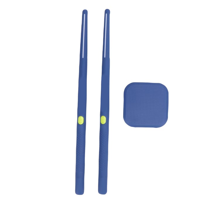 Lucht Drumstokken 8 Geluiden 3D Bewegingsdetectie Draagbaar Oplaadbaar Virtueel Elektronisch Drumstel blue