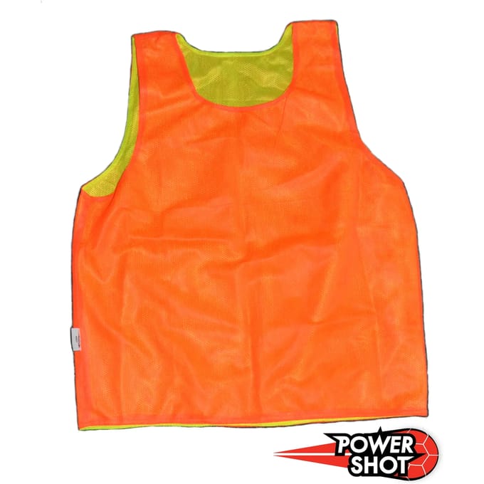 Geel en oranje omkeerbaar trainingsvest PowerShot