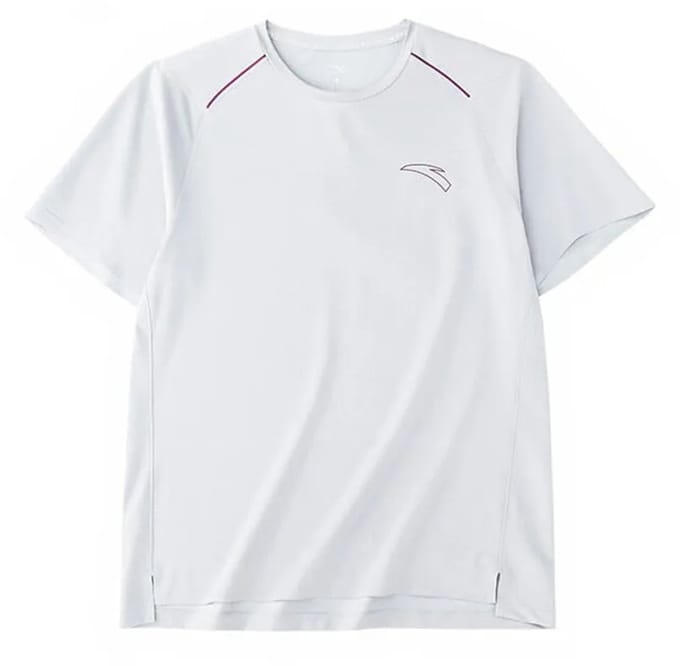 Anta Running T-shirt Met Korte Mouwen Grijs S Man
