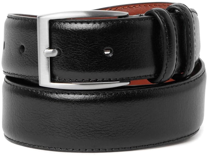 SADDLER Leren riem Roskilde Belt W105 Black zwart